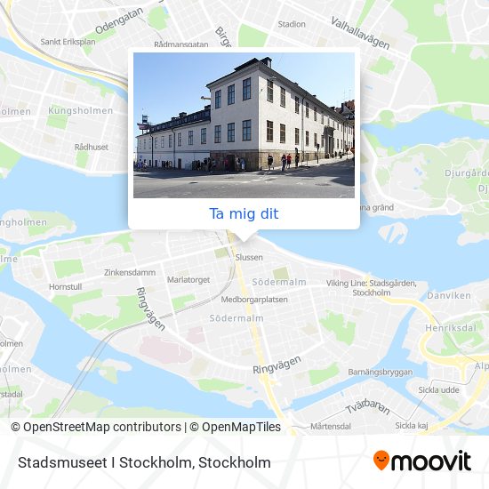Stadsmuseet I Stockholm karta
