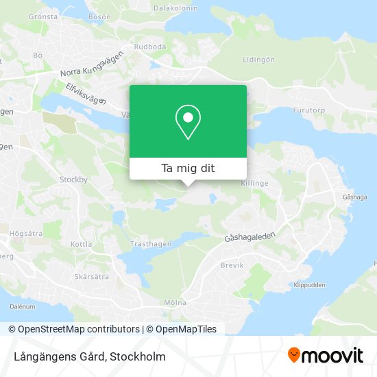 Långängens Gård karta