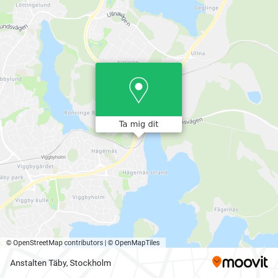 Anstalten Täby karta