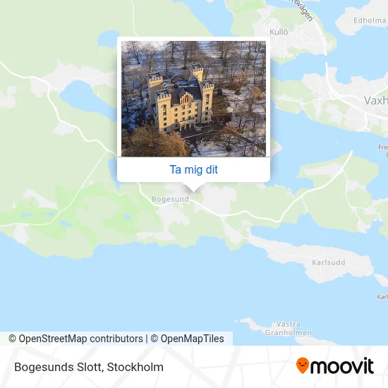 Bogesunds Slott karta