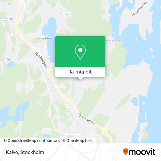 Kalvö karta