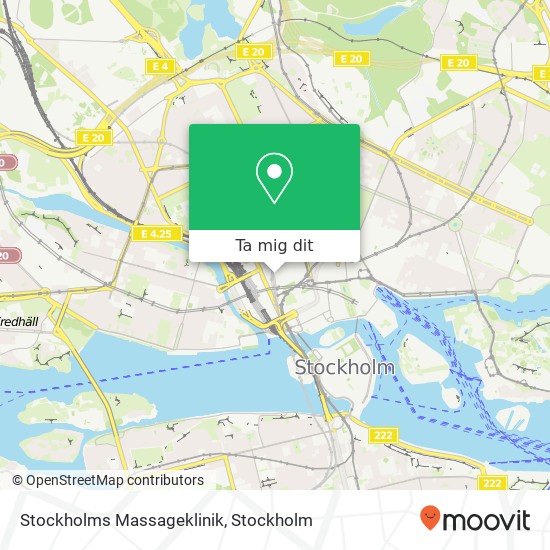 Stockholms Massageklinik karta