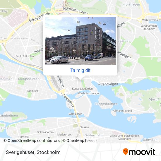 Sverigehuset karta