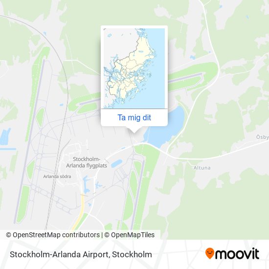 Stockholm-Arlanda Airport karta