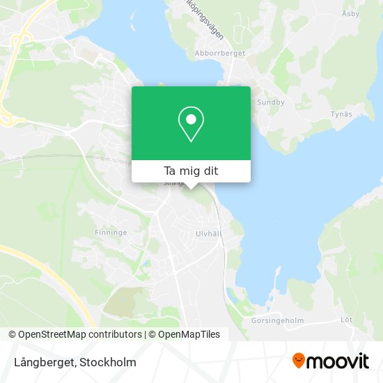 Långberget karta