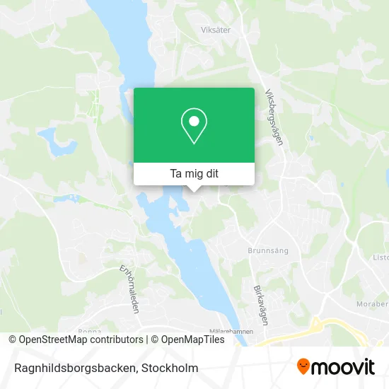 Ragnhildsborgsbacken karta