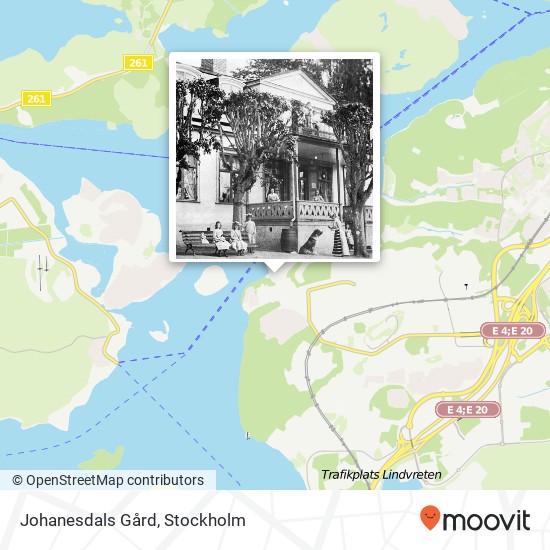 Johanesdals Gård karta