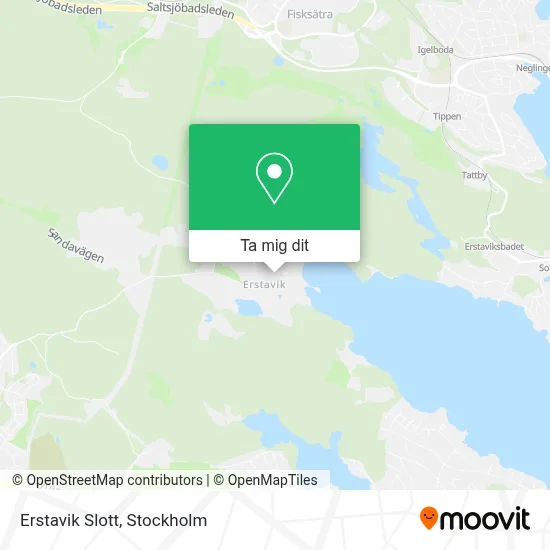 Erstavik Slott karta