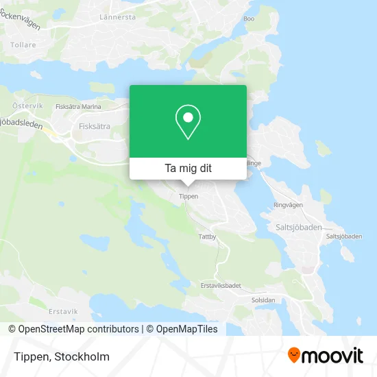 Tippen karta