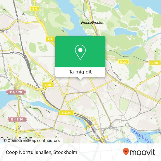 Coop Norrtullshallen karta