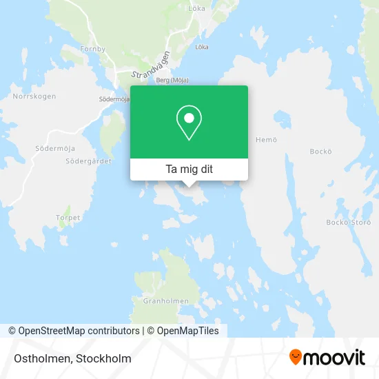 Ostholmen karta