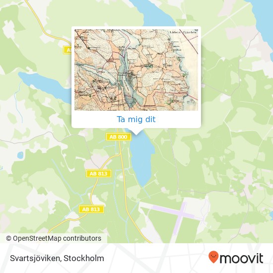Svartsjöviken karta