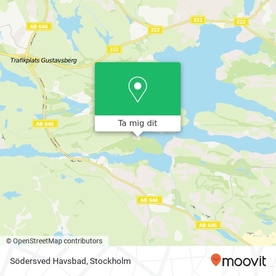 Södersved Havsbad karta