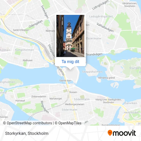 Storkyrkan karta