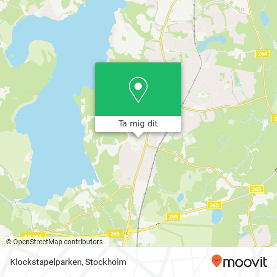 Klockstapelparken karta