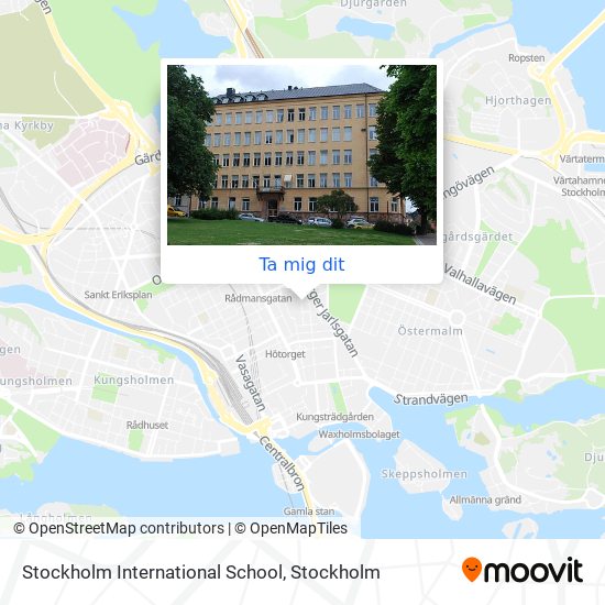 Stockholm International School karta
