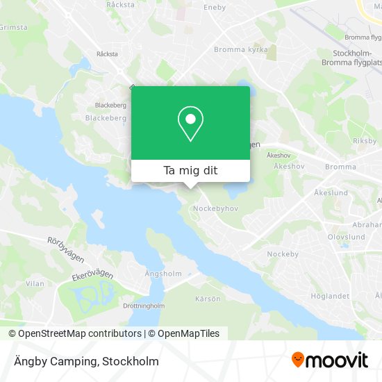 Ängby Camping karta