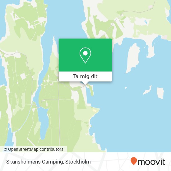 Skansholmens Camping karta