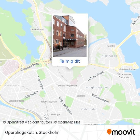 Operahögskolan karta