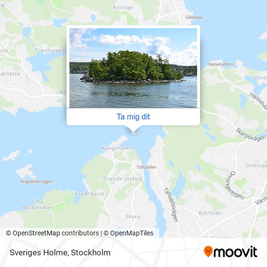 Sveriges Holme karta