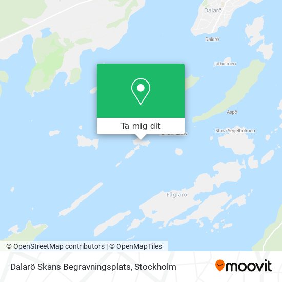 Dalarö Skans Begravningsplats karta