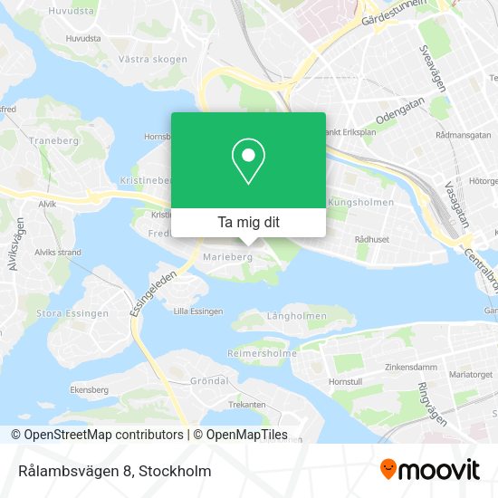 Rålambsvägen 8 karta