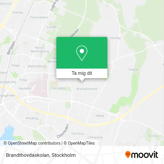 Brandthovdaskolan karta