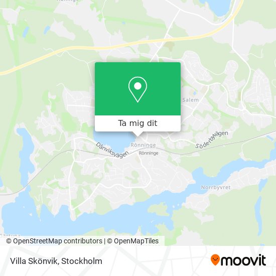 Villa Skönvik karta