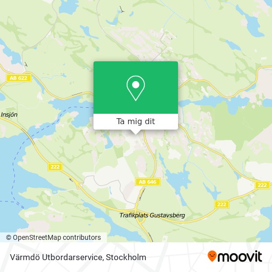 Värmdö Utbordarservice karta