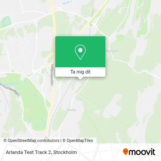 Arlanda Test Track 2 karta