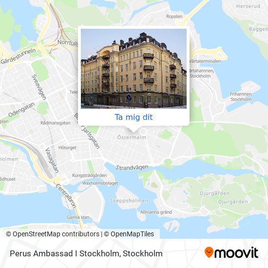 Perus Ambassad I Stockholm karta