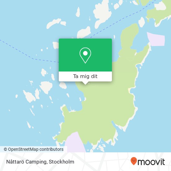 Nåttarö Camping karta