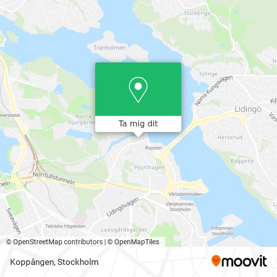 Koppången karta