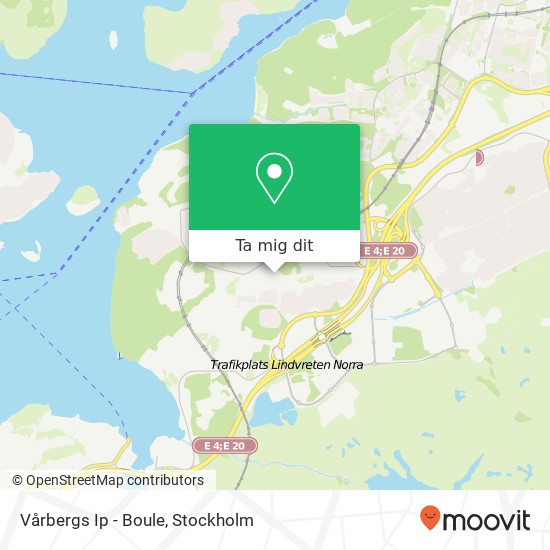 Vårbergs Ip - Boule karta