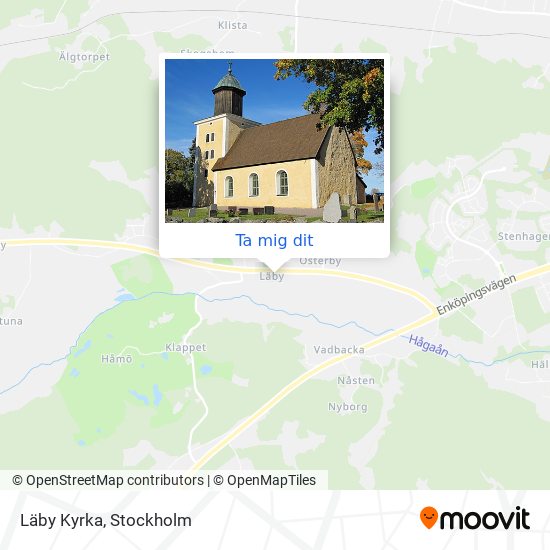 Läby Kyrka karta