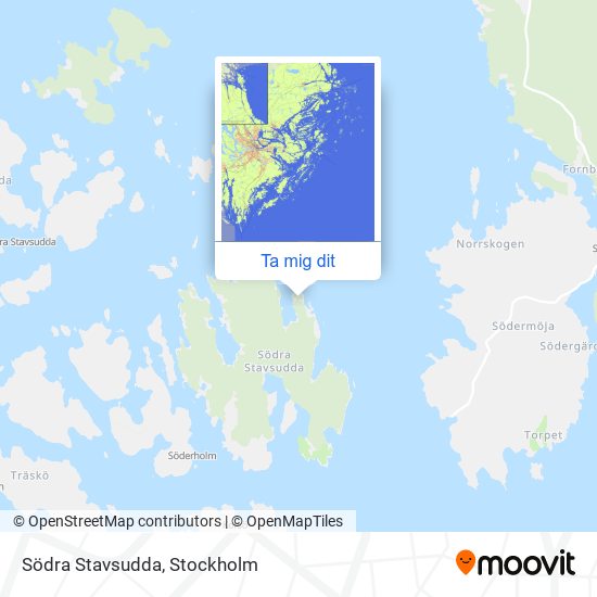 Södra Stavsudda karta