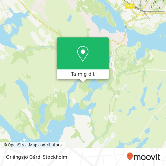 Orlångsjö Gård karta