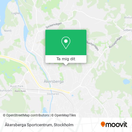 Åkersberga Sportcentrum karta