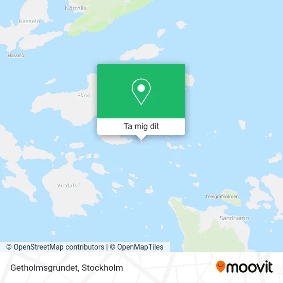 Getholmsgrundet karta