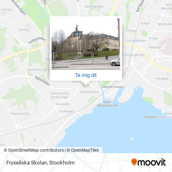 Fryxellska Skolan karta