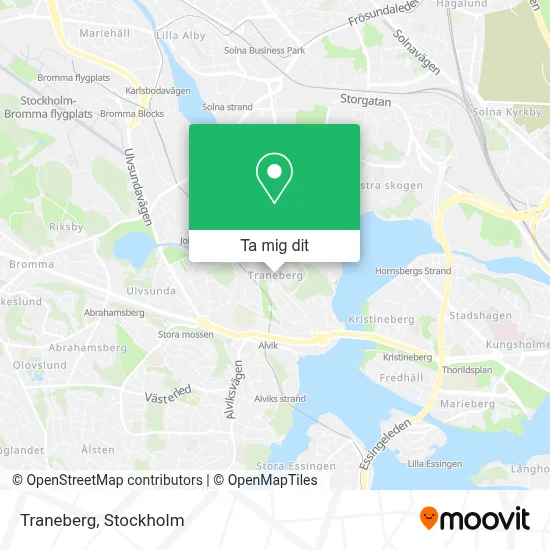 Traneberg karta
