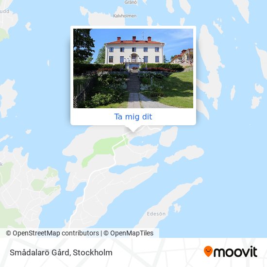 Smådalarö Gård karta