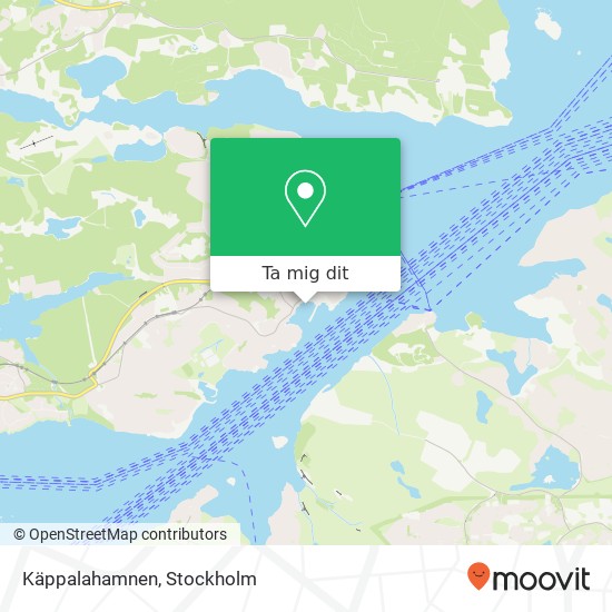 Käppalahamnen karta