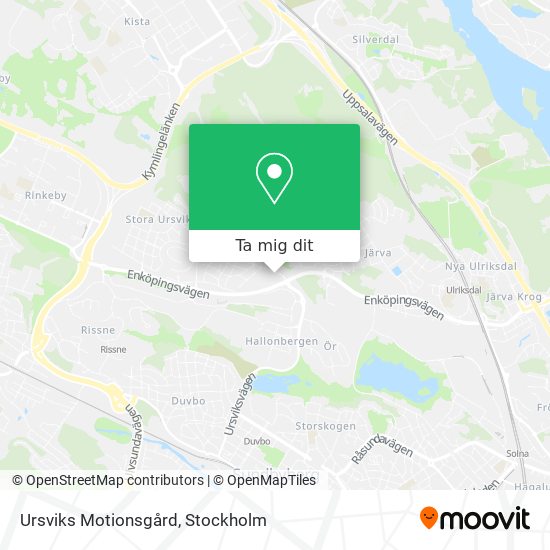 Ursviks Motionsgård karta