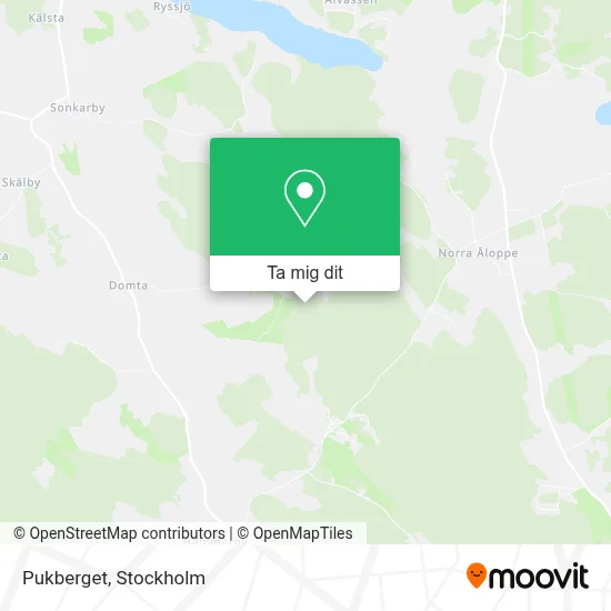 Pukberget karta