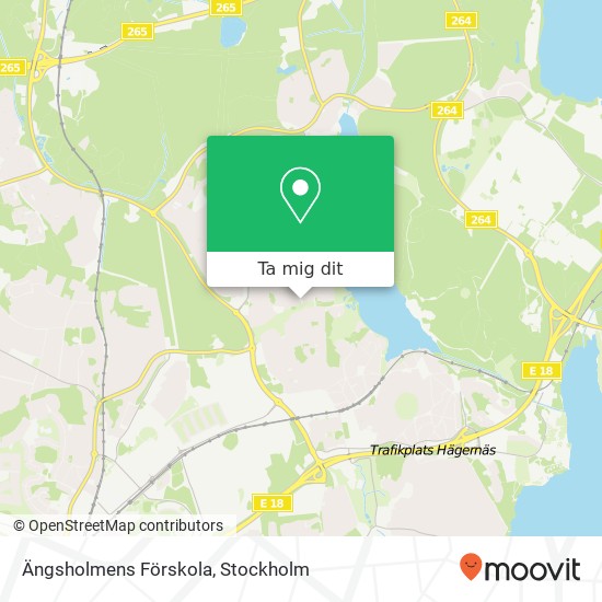 Ängsholmens Förskola karta