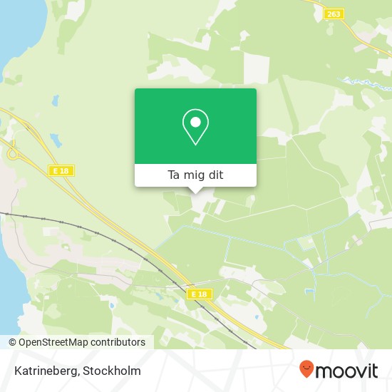 Katrineberg karta