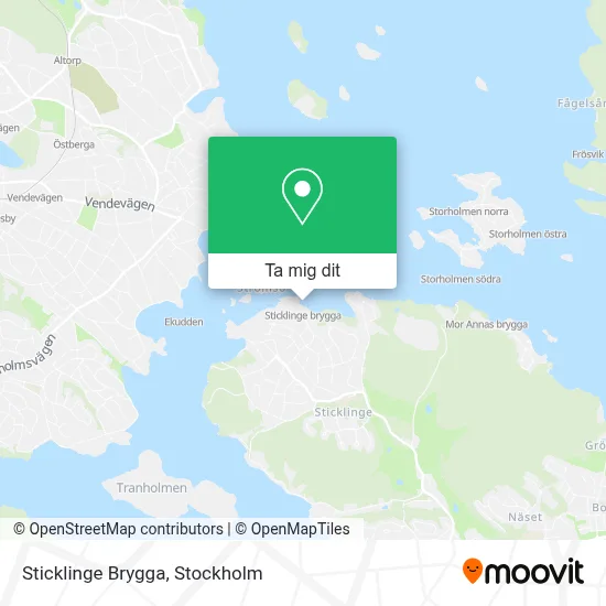 Sticklinge Brygga karta