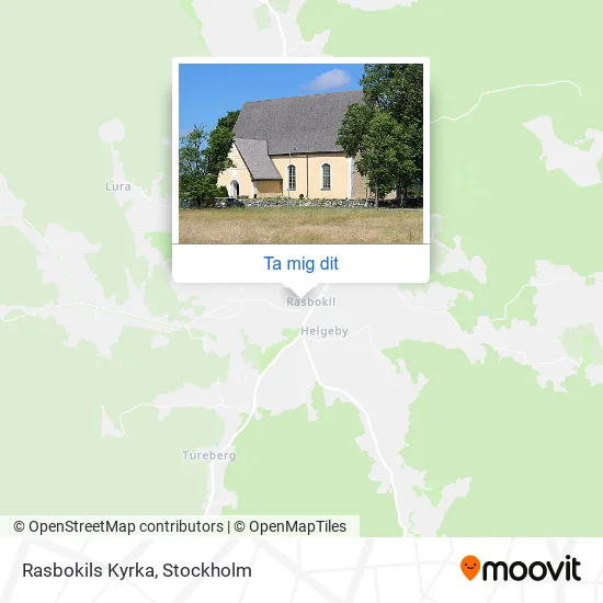 Rasbokils Kyrka karta