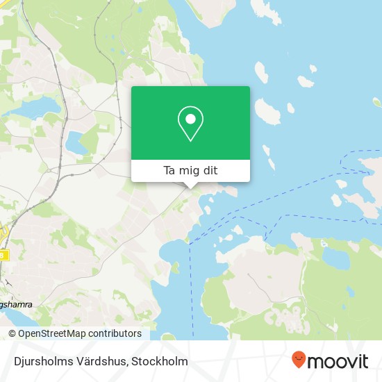 Djursholms Värdshus karta